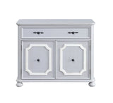 Enyin Gray Finish Cabinet