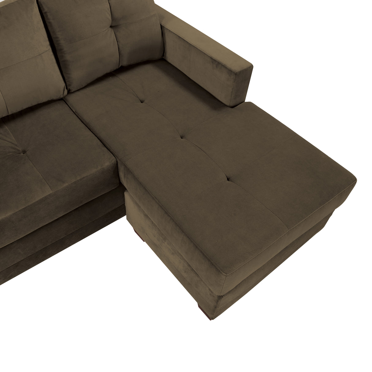 Phelps Coffee Reversible Sofa Chaise