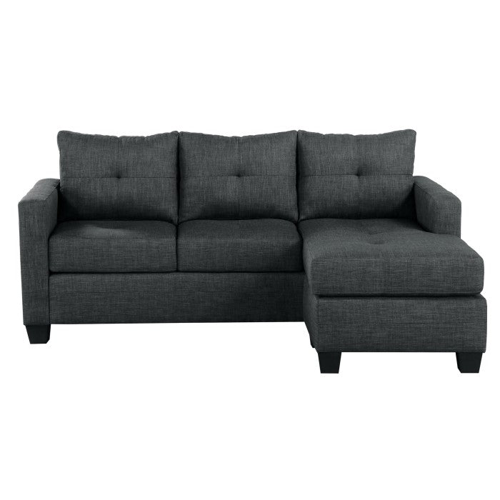 Phelps Dark Gray Reversible Sofa Chaise