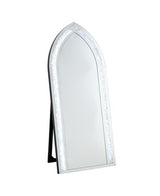 Noralie Mirrored & Faux Diamonds Floor Mirror