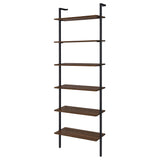 Owens 31-inch 6-shelf Wall Bookshelf Walnut