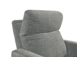 Edition Gray Power Lay Flat Reclining Chair With Headrest And Usb Port