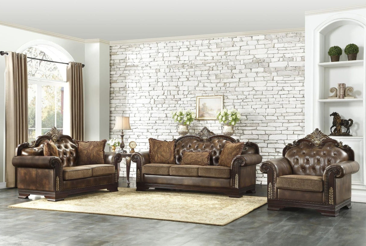 Croydon Brown Living Room Set