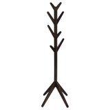 Margaret Cappuccino Solid Wood Coat Rack Clothing Hanger