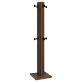 Rikkie Walnut Coat Rack And Mirror