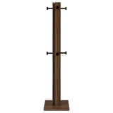 Rikkie Walnut Coat Rack And Mirror