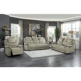 Shola Double Glider Reclining Love Seat With Center Console