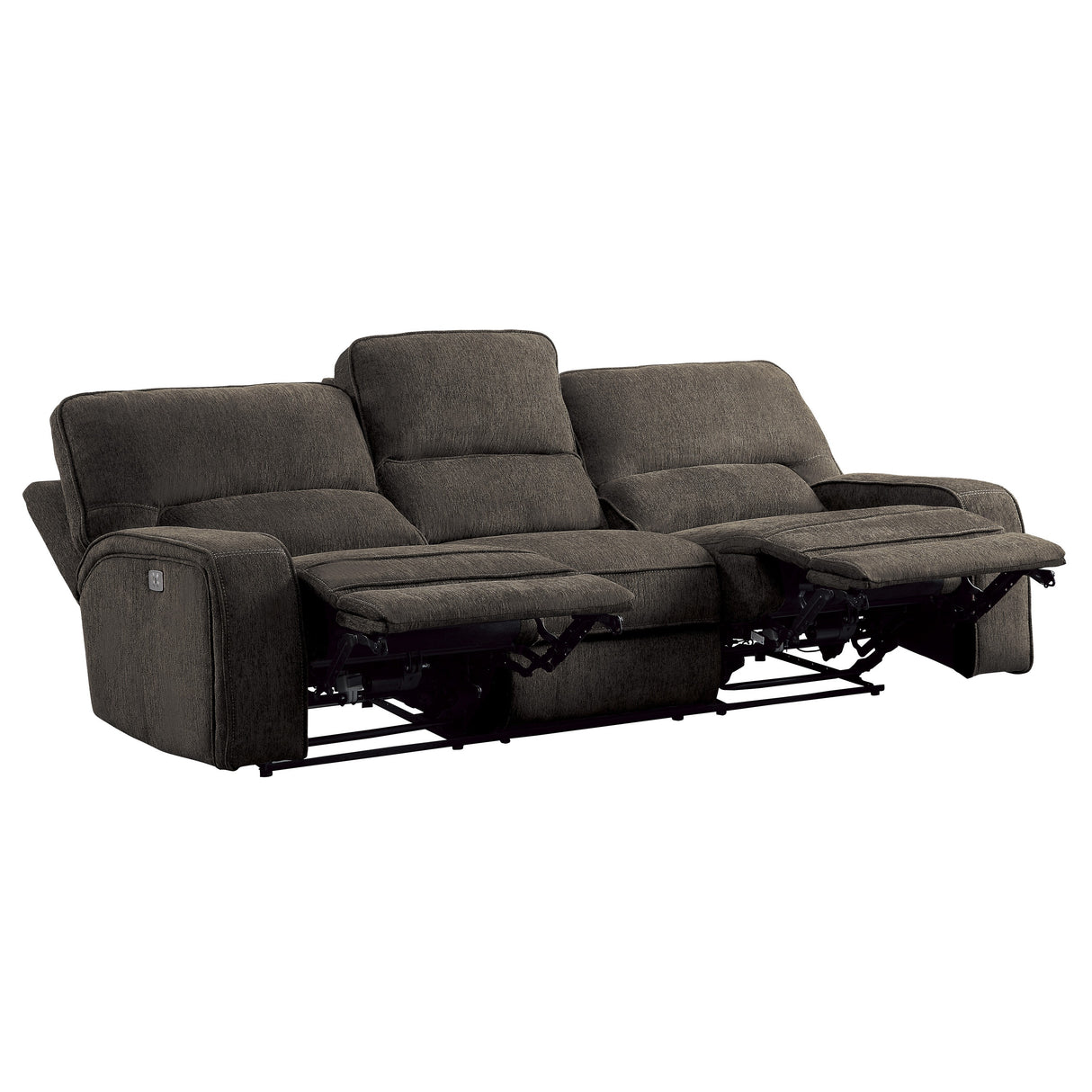 Borneo Power Double Reclining Sofa With Headrests And Usb Ports