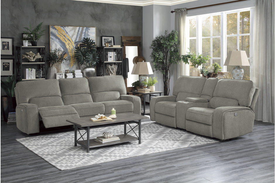 Borneo Mocha Living Room Set (Power)