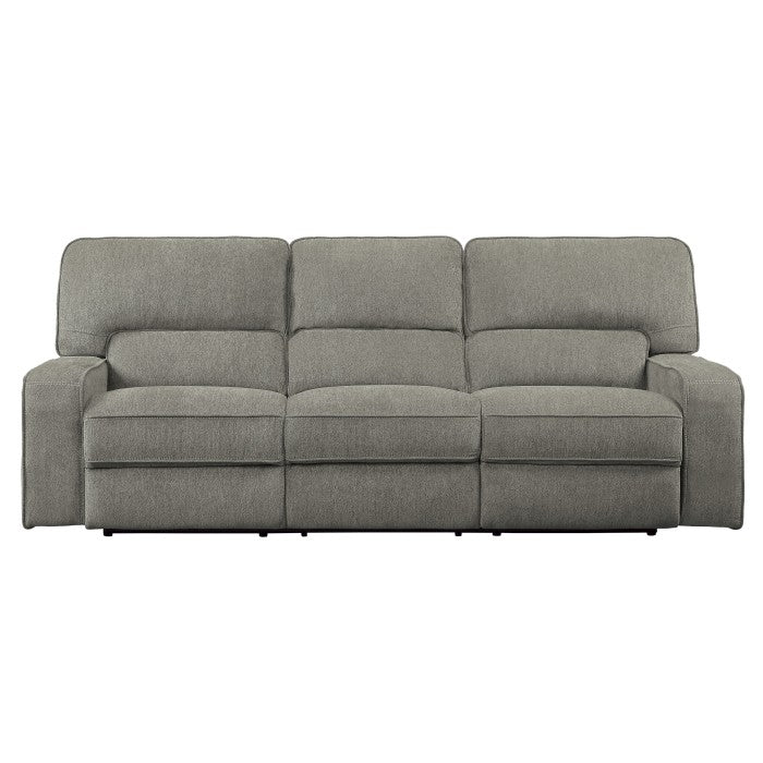 Borneo Power Double Reclining Sofa With Headrests And Usb Ports