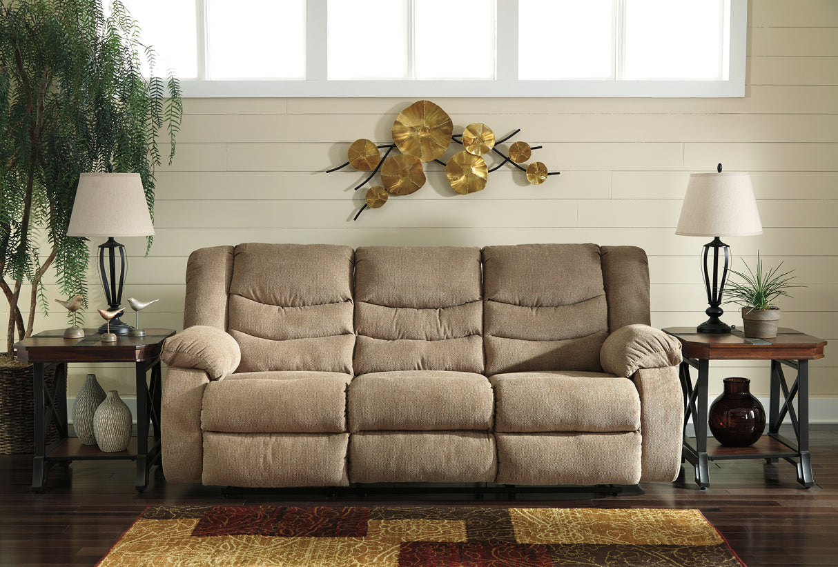 Tulen Mocha Reclining Sofa