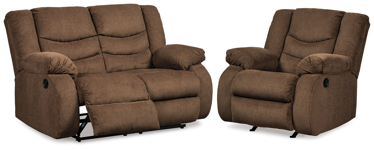 Tulen Reclining Loveseat and Recliner