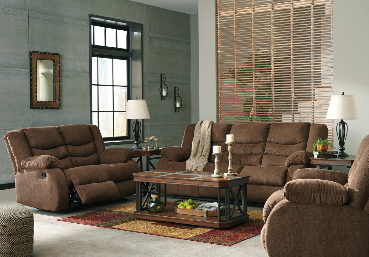 Tulen Reclining Sofa, Loveseat and Recliner