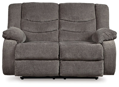 Tulen Gray Reclining Loveseat