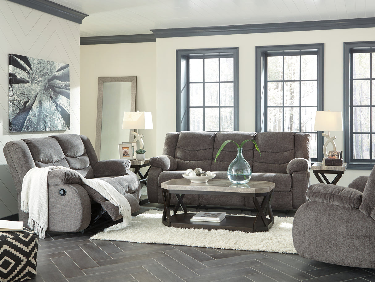 Tulen Reclining Sofa, Loveseat and Recliner