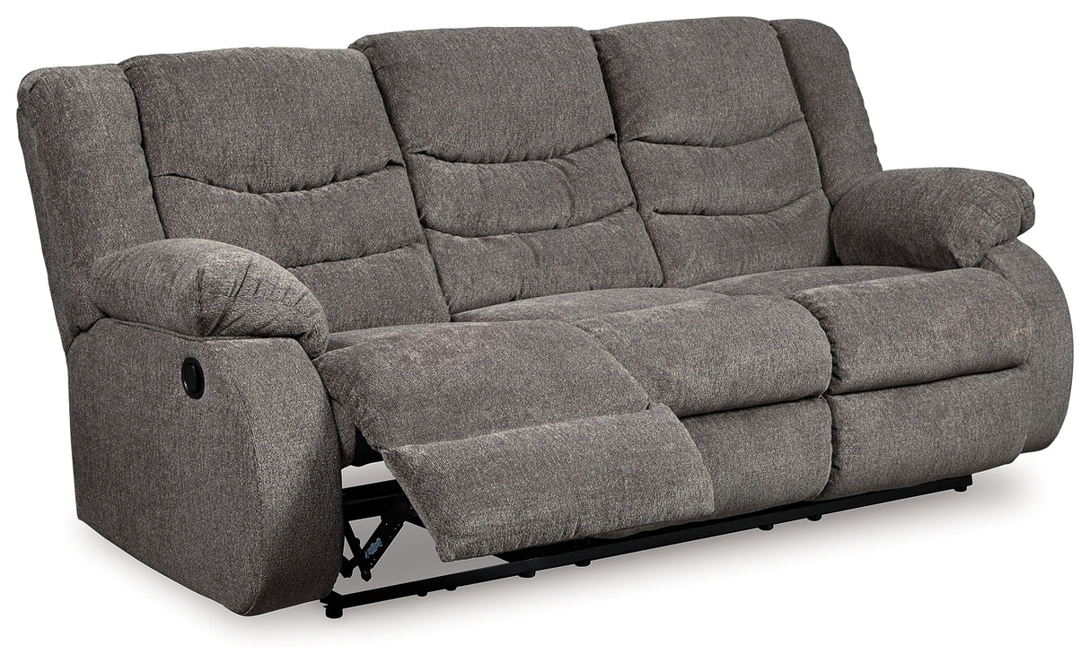 Tulen Gray Reclining Sofa