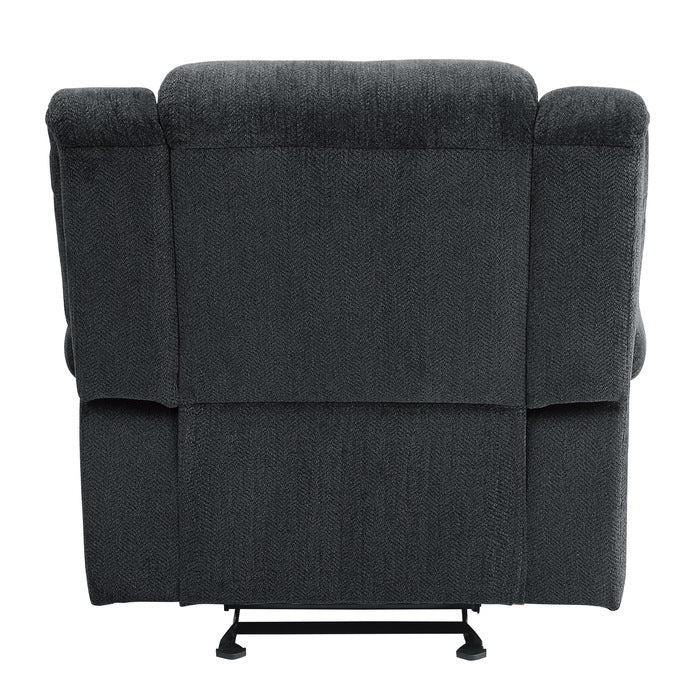 Nutmeg Gray Glider Reclining Chair