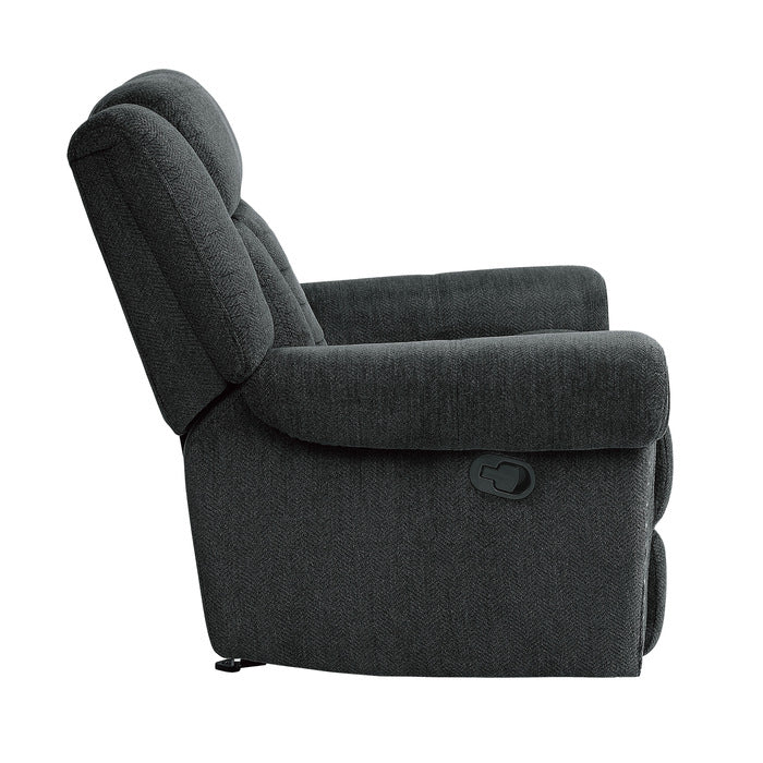 Nutmeg Gray Glider Reclining Chair