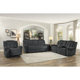 Nutmeg Gray Double Reclining Sofa