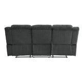 Nutmeg Gray Double Reclining Sofa