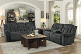 Nutmeg Gray Double Reclining Sofa