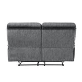 Muirfield Gray Double Reclining Loveseat