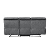 Muirfield Gray Double Reclining Sofa