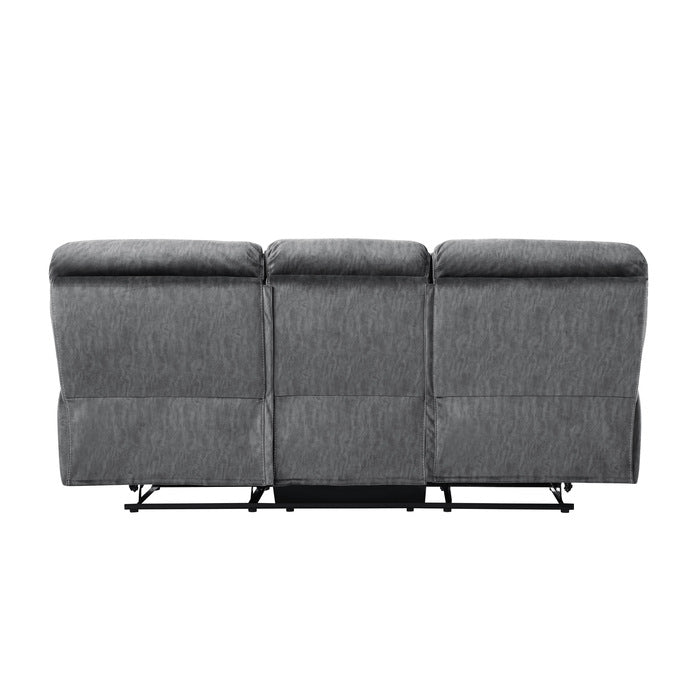 Muirfield Gray Double Reclining Sofa