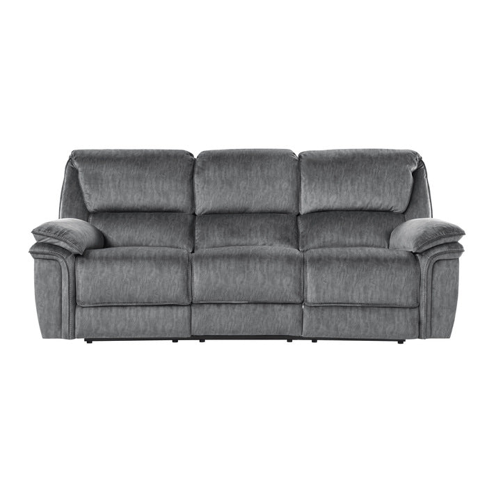 Muirfield Gray Double Reclining Sofa