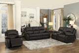 Clarkdale Brown Double Reclining Sofa With Center Drop-Down Cup Holders