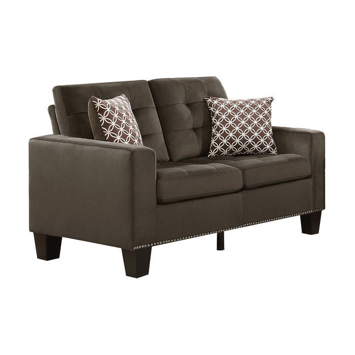 Lantana Brown Love Seat