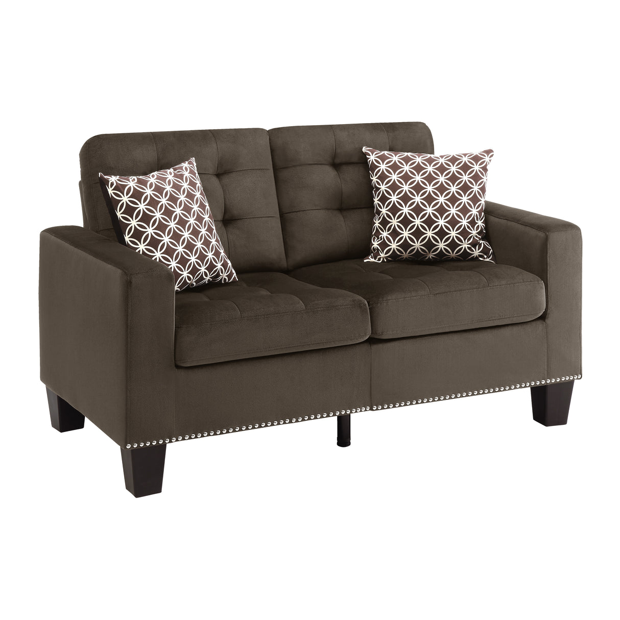 Lantana Brown Love Seat