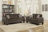 Lantana Brown Love Seat