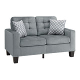 Lantana Gray Love Seat