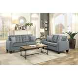 Lantana Gray Love Seat