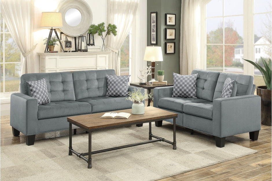 Lantana Gray Living Room Set