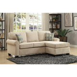 Clumber Brown Reversible Sofa Chaise