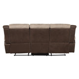 Chai Brown Double Reclining Sofa