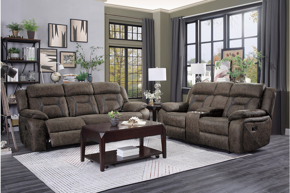 Madrona Hill Dark Brown Living Room Set