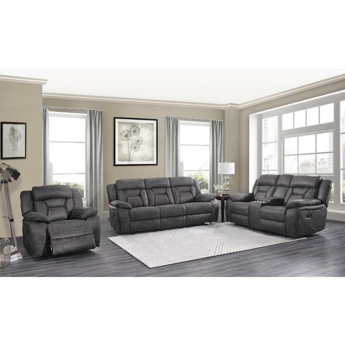 Madrona Hill Gray Double Reclining Sofa