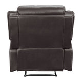 Yerba Brown Microfiber Lay Flat Reclining Chair