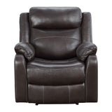 Yerba Brown Microfiber Lay Flat Reclining Chair