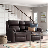 Cranley Brown Double Reclining Love Seat