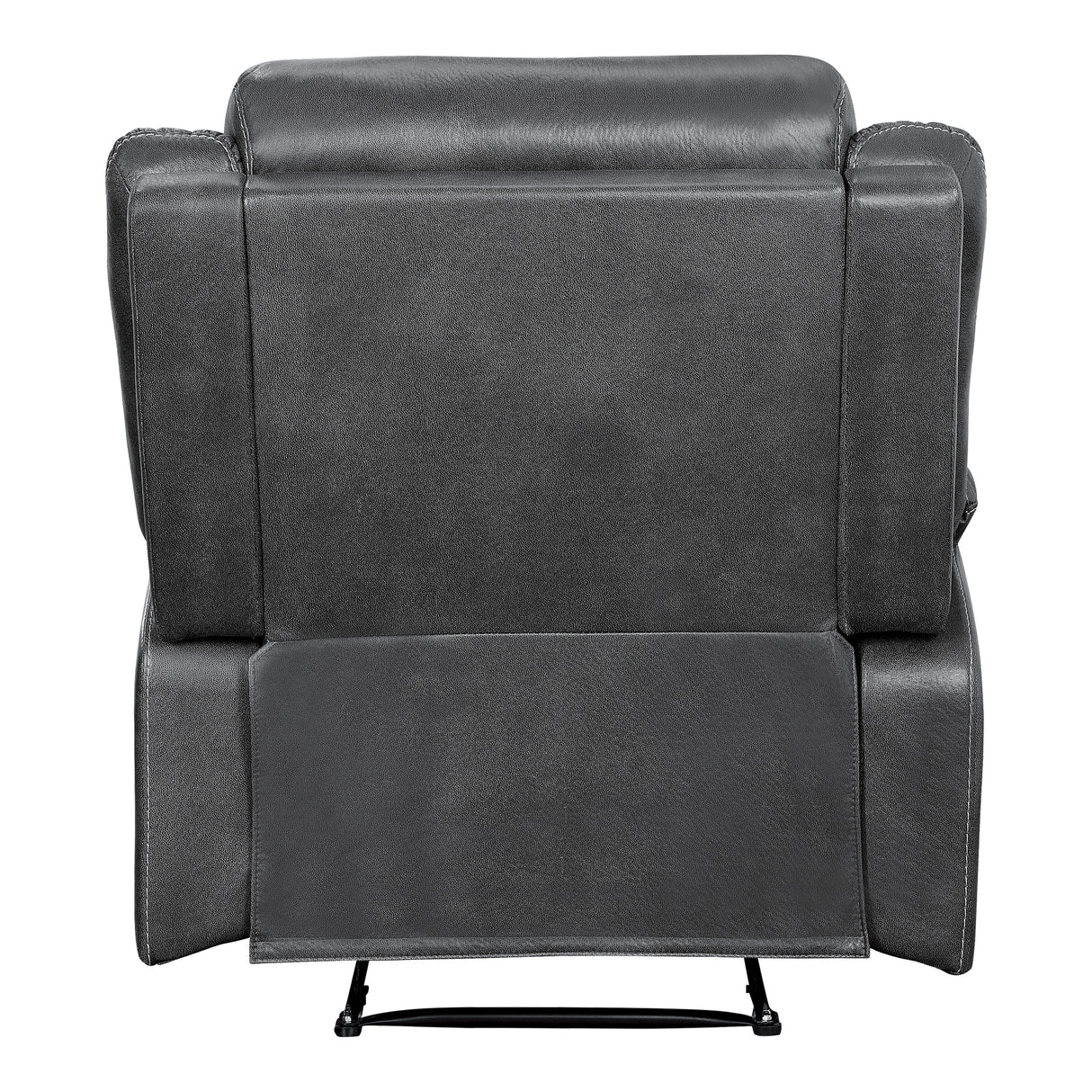 Yerba Gray Microfiber Lay Flat Reclining Chair