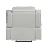 Darwan White Lay Flat Reclining Chair