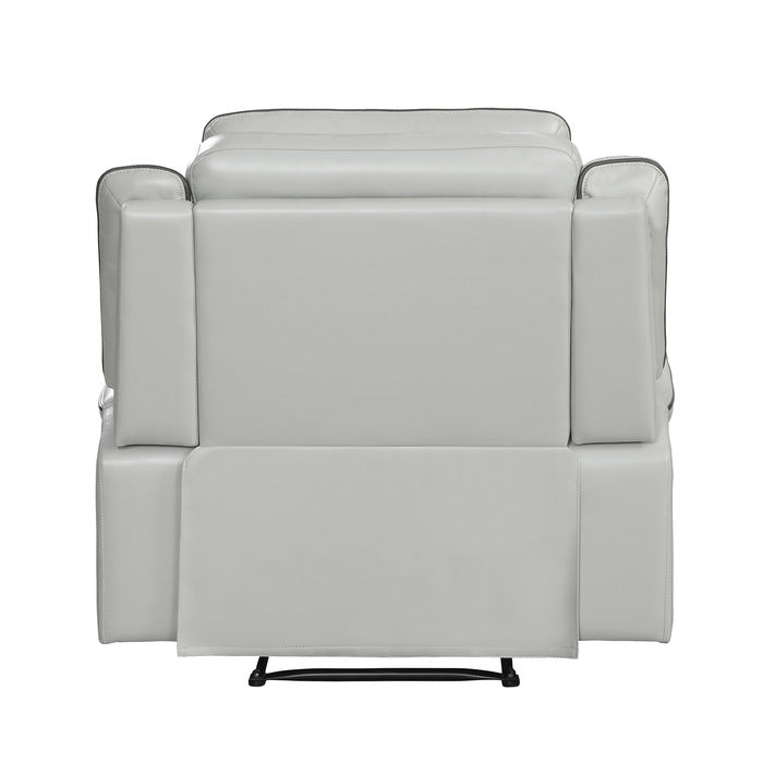 Darwan White Lay Flat Reclining Chair