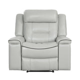 Darwan White Lay Flat Reclining Chair