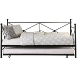 Jones Black Daybed With Trundle