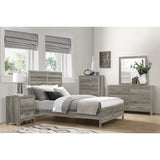 Mandan Weathered Gray Eastern King Bed