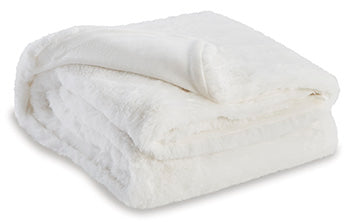 Gariland White Throw